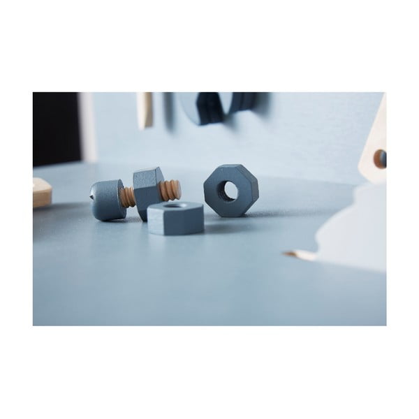 Dětská sada dřevěných součástek Flexa Play Toolbox-image-1