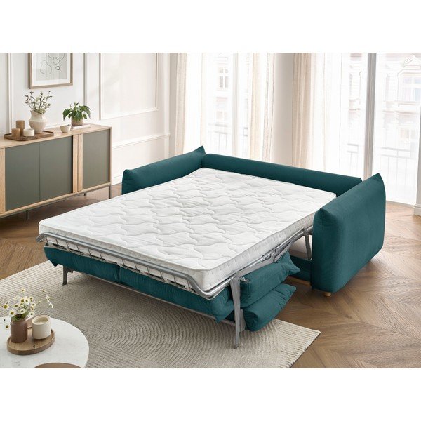 Modrá rozkládací pohovka 214 cm Ernest – Bobochic Paris-image-1