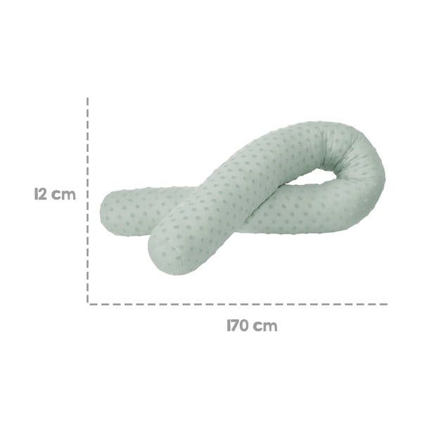 Zelený kojicí polštář Lil Planet – Roba-image-4