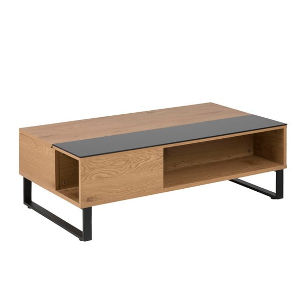 Černý konferenční stolek 110x60 cm Azalea - Actona-image-3