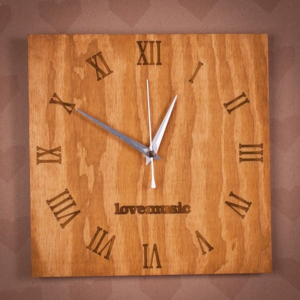Dřevěné hodiny Klasik