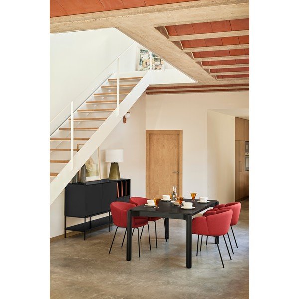 Černá komoda 166x98x45 cm Platt – Teulat-image-2
