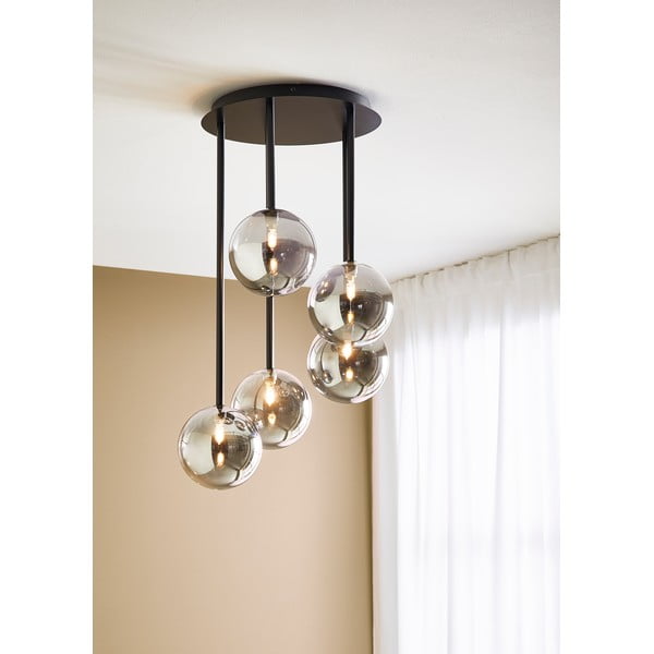 Černé závěsné svítidlo Markslöjd Universe 5L-image-1