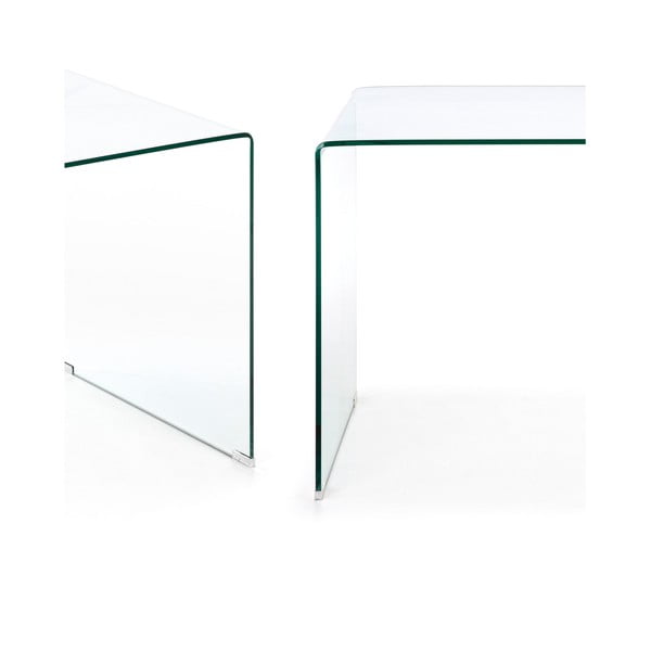 Skleněný pracovní stůl 70x125 cm Burano – Kave Home-image-2