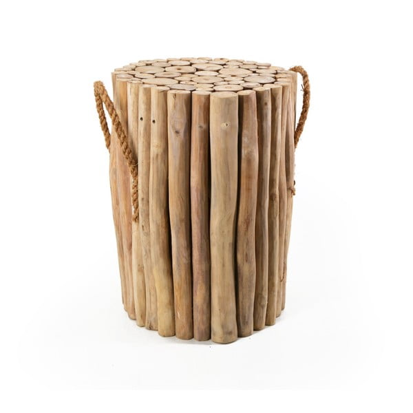 Stolička z teakového dřeva s úchyty Moycor Marsella