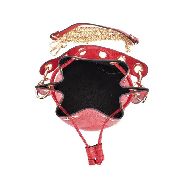 Červená kožená kabelka Roberta M Rissio-image-2