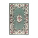 Zelený vlněný koberec Flair Rugs Aubusson, 75 x 150 cm