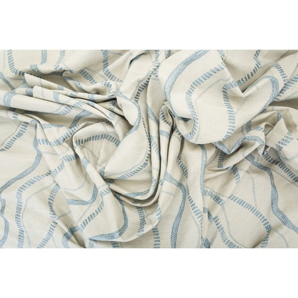 Žluto-modrý závěs 140x245 cm Arcade – Mendola Fabrics-image-1