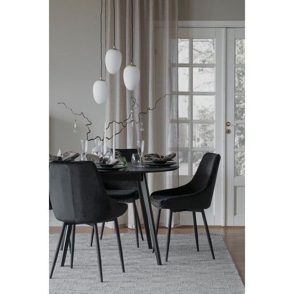 Tmavě šedé jídelní židle v sadě 2 ks Sierra – Rowico-image-1