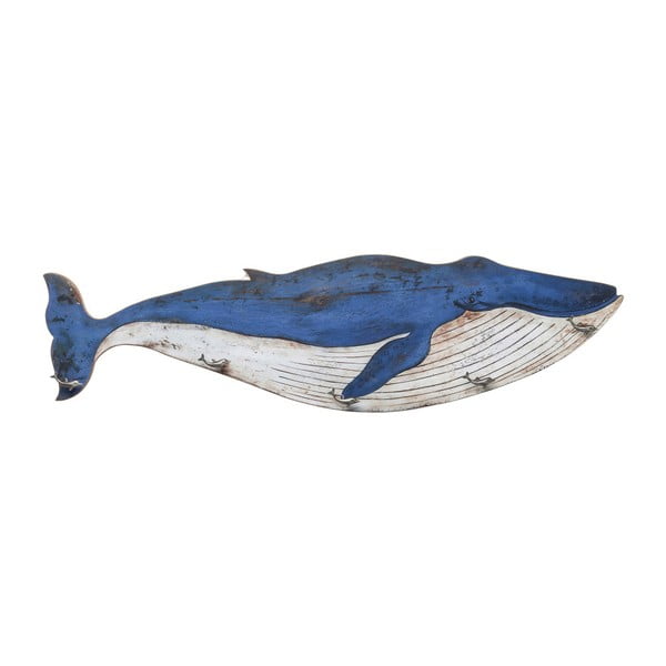 Modrý náštěnný věšák Kare Design Whale