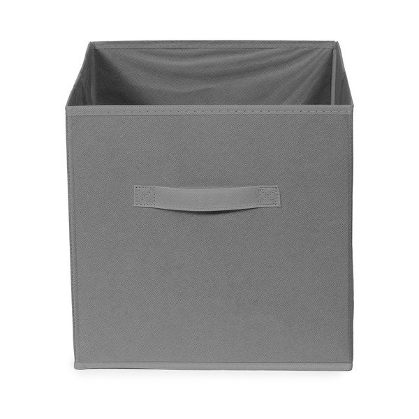 Tmavě šedý plastový úložný box 31x31x31 cm – Compactor