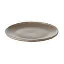 Hnědý kameninový talíř Premier Housewares Malmo, Ø 18 cm