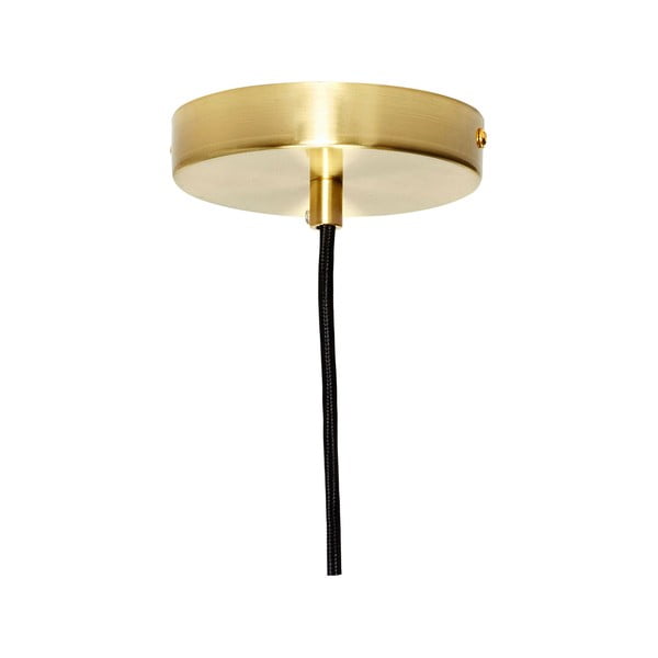 Bílé závěsné svítidlo se skleněným stínidlem ø 40 cm Serene – Hübsch-image-3