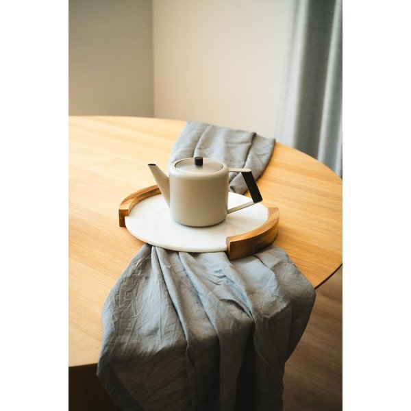 Béžová konvice na čaj z nerezové oceli 1,1 l Duet Boston – Bredemeijer-image-1