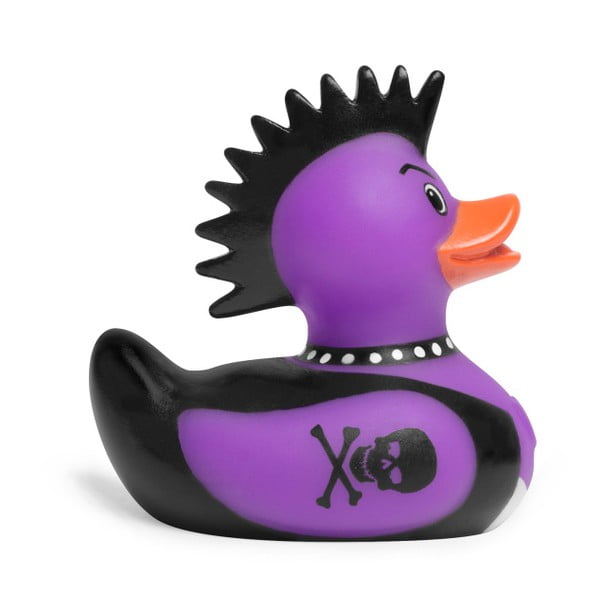 Kachnička do vany Bud Ducks Mini Punk Rocker Purple