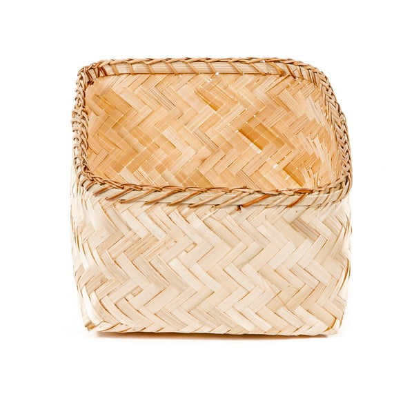 Úložný bambusový košík Compactor Halong Basket, 30 x 15 cm-image-1