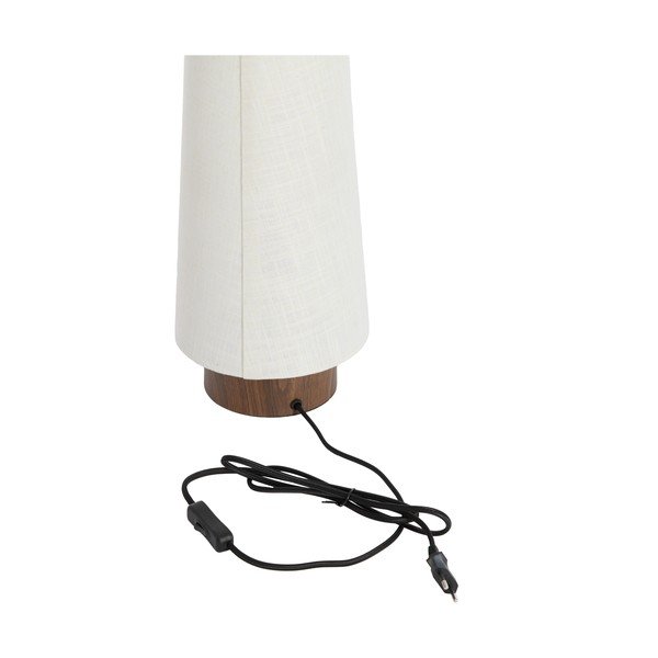 Krémová kovová stolní lampa s textilním stínidlem (výška 42 cm) Howie – Light & Living-image-4