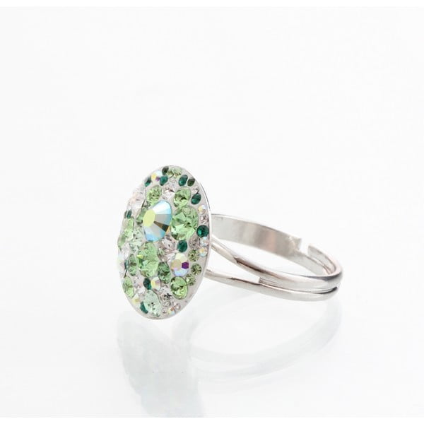 Prsten Laura Bruni se Swarovski Elements Green-image-1