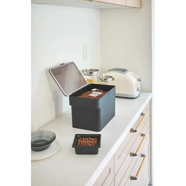 Sada misky a boxu na granule pro domácího mazlíčka Tower – YAMAZAKI-image-1