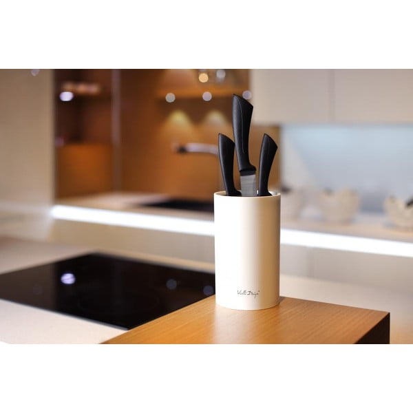 Bílý blok na nože Vialli Design Universal-image-1