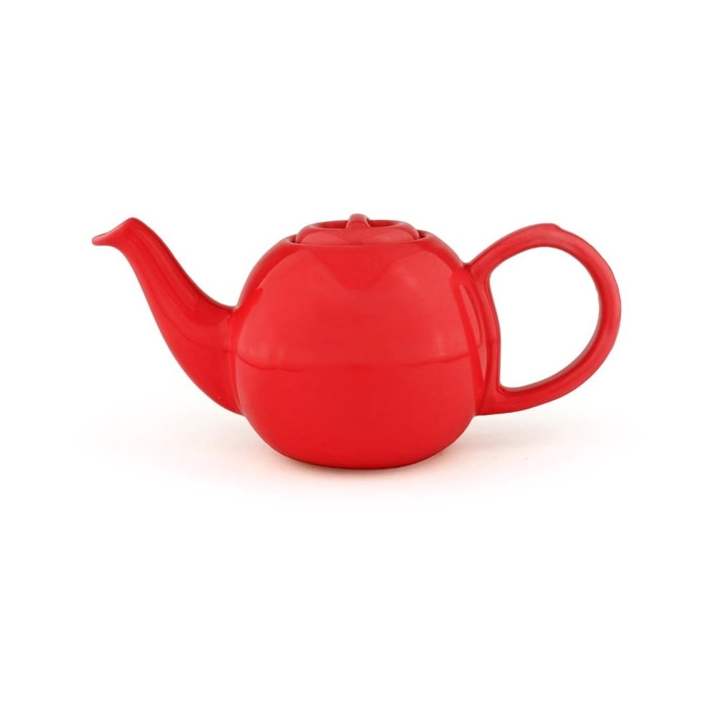 Červená konvice se sítkem na sypaný čaj Bredemeijer Cosette, 500 ml
