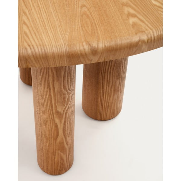 Kulatý jídelní stůl v dekoru jasanu ø 120 cm Mailen – Kave Home-image-2
