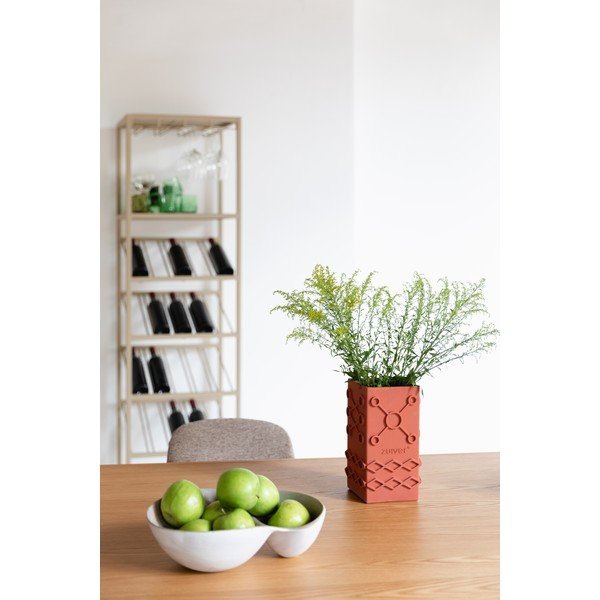 Oranžová váza z betonu Graphic – Zuiver-image-1