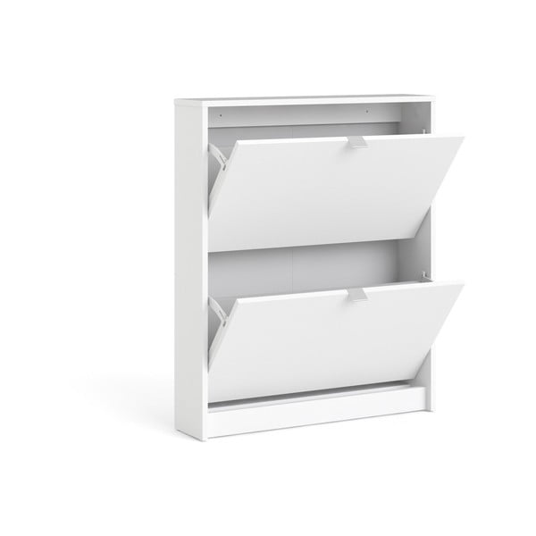 Bílý výklopný botník Shoes – Tvilum-image-3