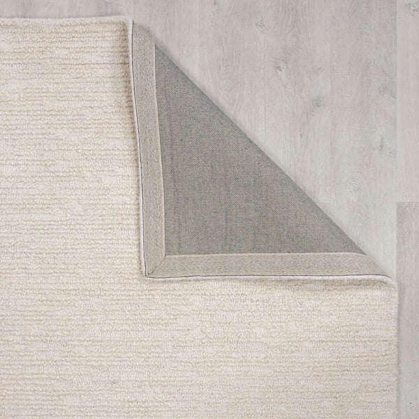 Slonovinový ručně tkaný vlněný koberec 160x230 cm Harris Boucle – Flair Rugs-image-3