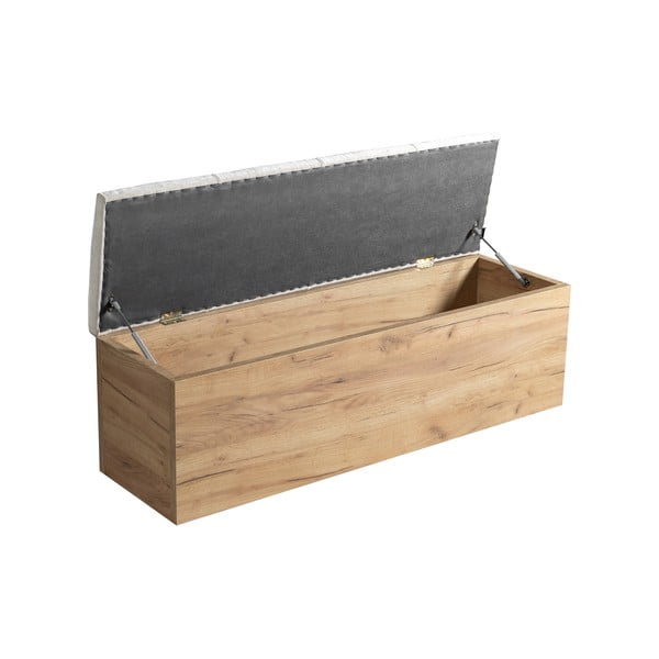 Lavice ve světle šedé a přírodní barvě Kumo – Bobochic Paris-image-2