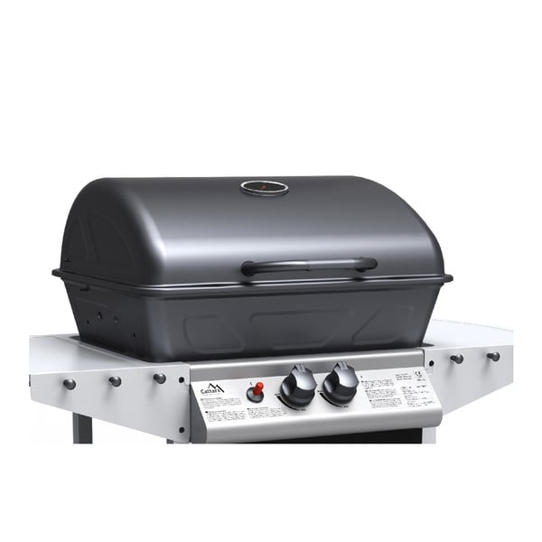 Pojízdný plynový zahradní grill Cattara Party Point Flame Tamer-image-1
