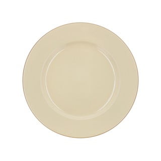 Béžový talíř z kameniny ø 27 cm – Bitz