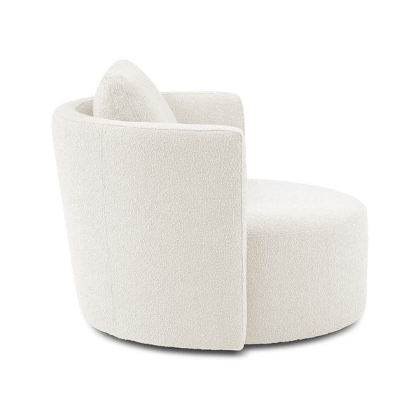 Bílé otočné křeslo Interieurs 86 Nael-image-4