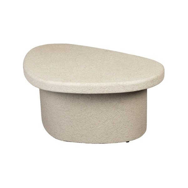 Béžový konferenční stolek v dekoru mramoru 49x74 cm Veda – Dutchbone-image-2