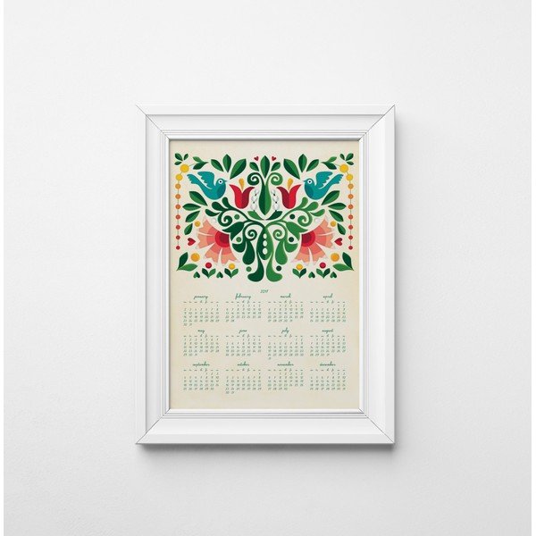 Nástěnný kalendář na rok 2017 Love Birds-image-1