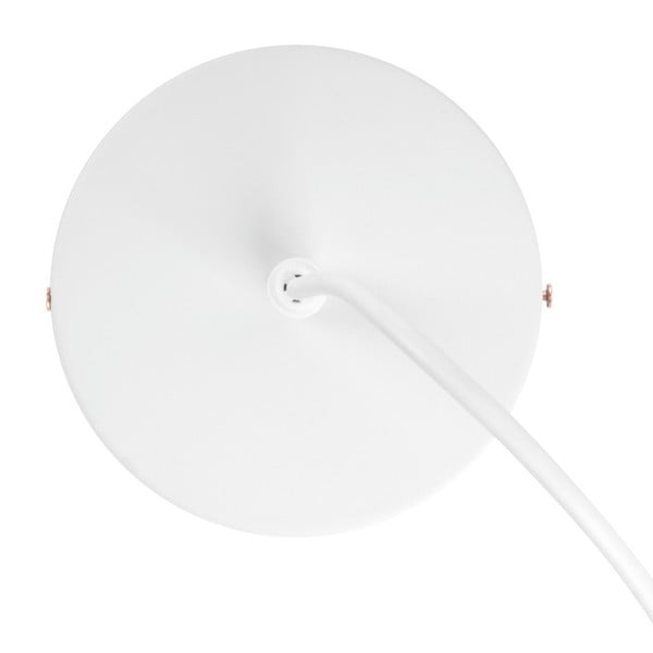 Bílé závěsné svítidlo s detaily v měděné barvě Leitmotiv Mingle, ⌀ 26,5 cm-image-2
