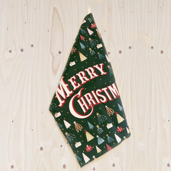 Bavlněná utěrka eleanor stuart Merry Christmas, 46 x 71 cm-image-1