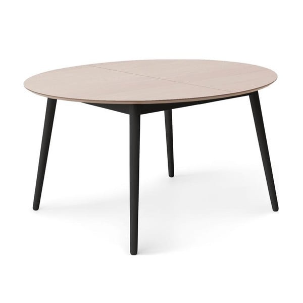 Kulatý rozkládací jídelní stůl s deskou v dubovém dekoru a přídavnou deskou ø 135 cm Meza – Hammel Furniture