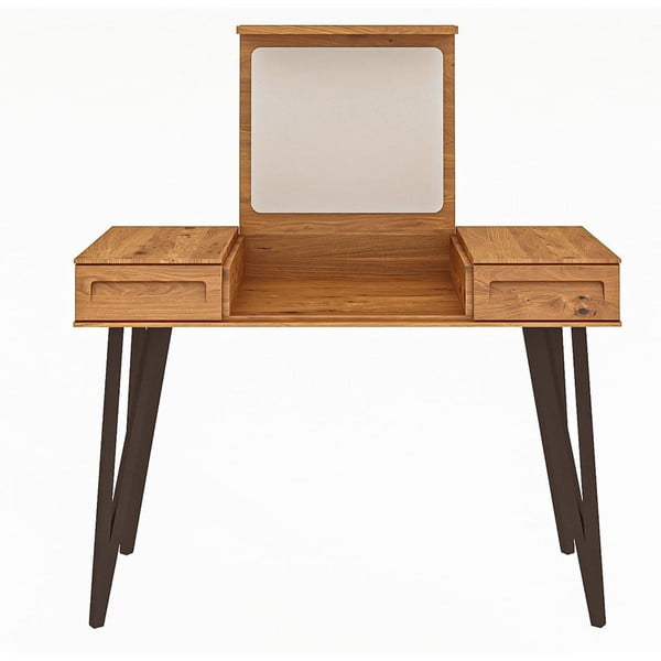 Toaletní stolek z dubového dřeva 120x53 cm Golo - The Beds-image-2