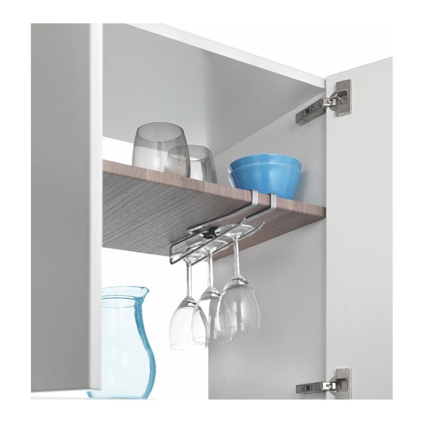 Závěsný držák na hrníčky, skleničky či kuchyňské utěrky Metaltex, délka 8 cm-image-1