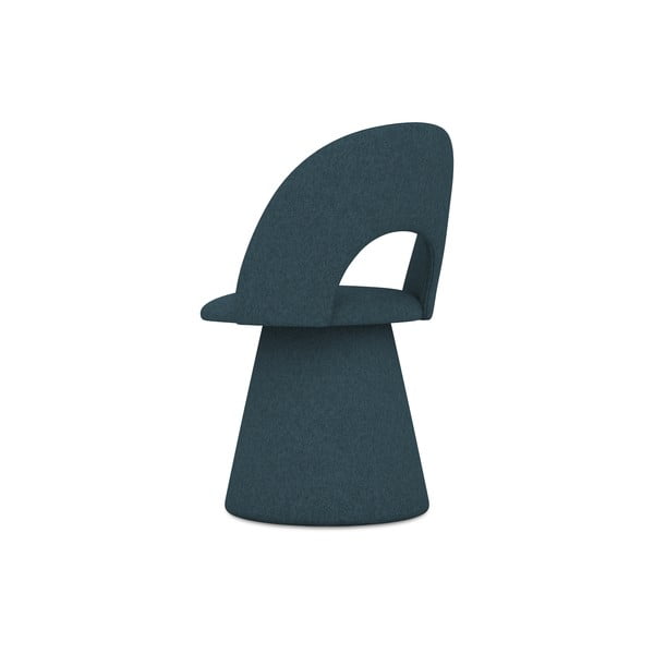 Čalouněné jídelní křeslo v petrolejové barvě Kalo – Makamii-image-4