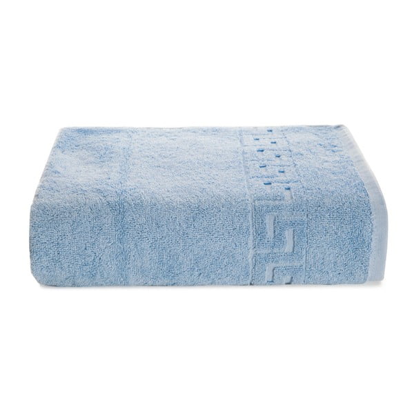 Světle modrý bavlněný ručník Kate Louise Pauline, 50 x 90 cm