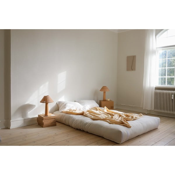 Žlutá rozkládací pohovka 140 cm Hippo - Karup Design-image-1