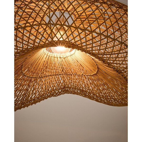 Ratanové stínidlo v přírodní barvě 58x85 cm Isora – Kave Home-image-3
