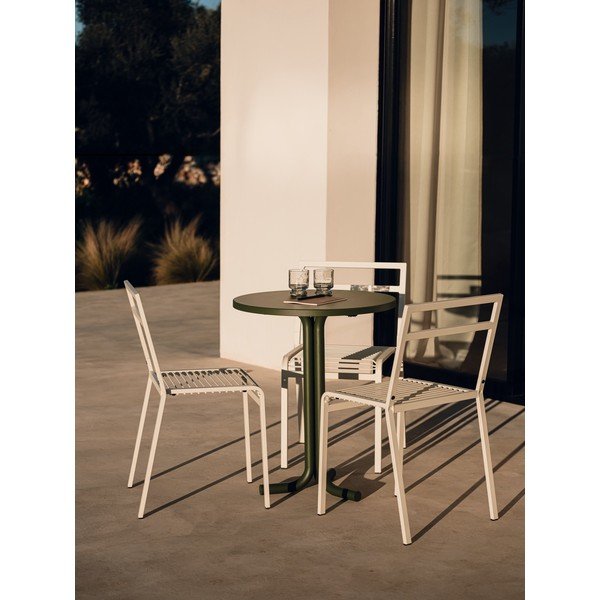 Kovový kulatý zahradní jídelní stůl ø 59 cm Nokk – noo.ma-image-1