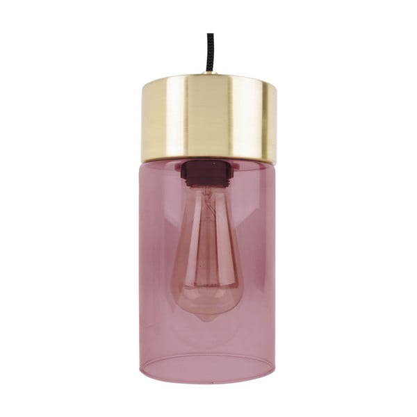 Růžové závěsné svítidlo Leitmotiv LAX