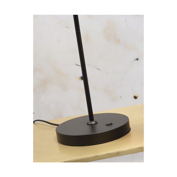 Černá stolní lampa s kovovým stínidlem (výška 55 cm) Lyon – it's about RoMi-image-2