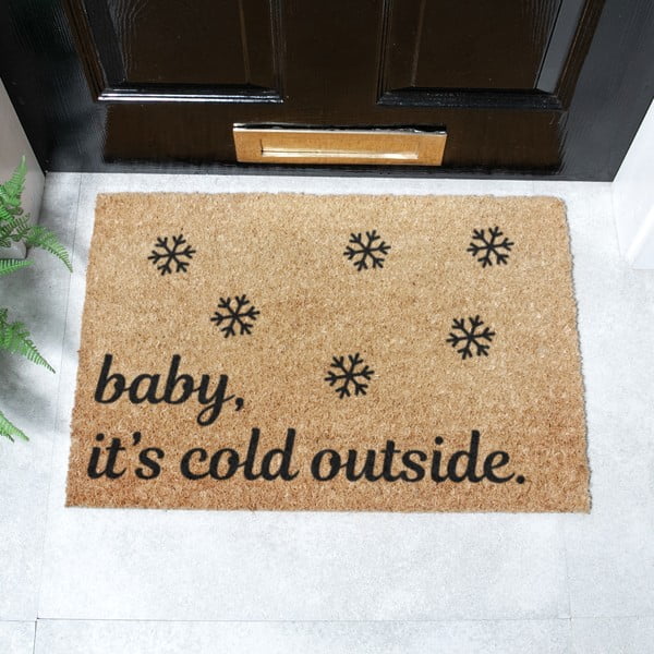 Rohožka s vánočním motivem z kokosového vlákna 40x60 cm Baby It's Cold Outside – Artsy Doormats-image-2