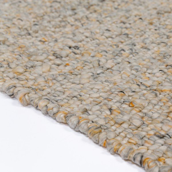 Žlutý/světle šedý ručně tkaný koberec 120x170 cm Finley – Flair Rugs-image-3
