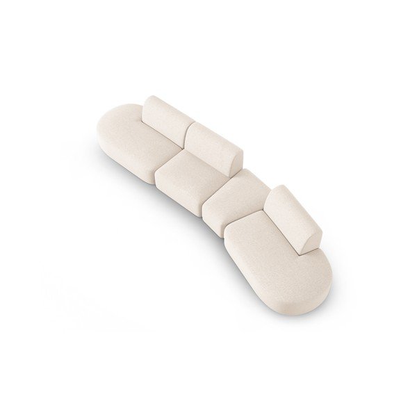 Krémová pohovka 412 cm Shane – Micadoni Home-image-3